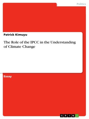 cover image of The Role of the IPCC in the Understanding of Climate Change